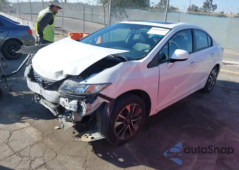 2013 Honda Civic Ex-L z USA, uszkodzony, nr VIN 19XFB2F99DE246757